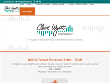 Tablet Screenshot of clairewyatt.com